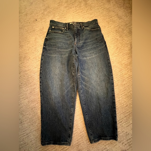 Madewell Balloon Jeans in Corson Wash Denim, size 30P | NWT - Picture 4 of 4